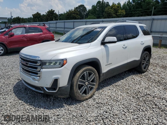 2021 GMC Acadia SLT with VIN 1GKKNMLS9MZ208401, listed as a Copart auction lot 62383745 with 135,613 mi miles and Salvage title. Bid and sale history available at DreamBid. Image 1.