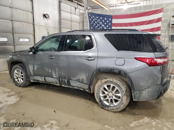 2019 Chevrolet Traverse LT Cloth with VIN 1GNERGKW5KJ281349, listed as a Copart auction lot 47272925 with 104,511 mi miles and Salvage Title. Bid and sale history available at carsss.com. Image 2.