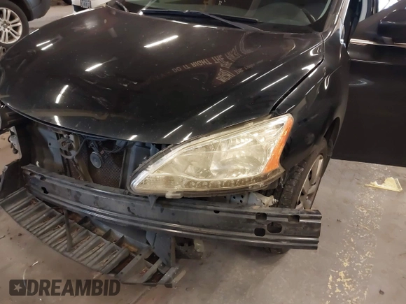 2015 Nissan Sentra S with VIN 3N1AB7AP0FY319869, listed as a IAAI auction lot 41844863 with 144,682 mi miles. Bid and sale history available at carsss.com. Image 13.