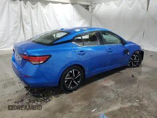 2024 Nissan Sentra SV with VIN 3N1AB8CV0RY375199, listed as a Copart auction lot 43747155 with 11,557 mi miles and Salvage Title. Bid and sale history available at DreamBid. Image 3.