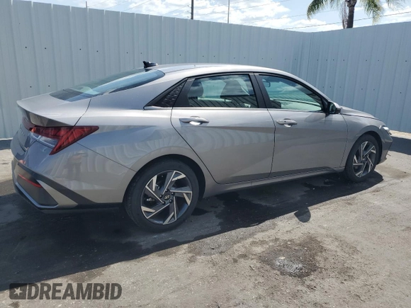 2025 Hyundai Elantra SEL Convenience with VIN KMHLS4DG3SU885551, listed as a Copart auction lot 54754125 with 11,446 mi miles and Clean Title. Bid and sale history available at DreamBid. Image 3.