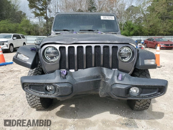 2021 Jeep Wrangler Unlimited Sport S with VIN 1C4HJXDN2MW550186, listed as a Copart auction lot 50870255 with 39,540 mi miles and Salvage Title. Bid and sale history available at carsss.com. Image 5.