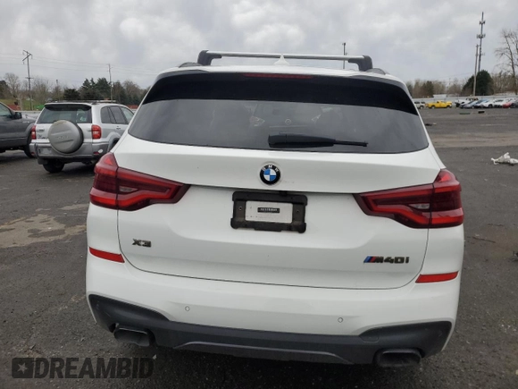 2020 BMW X3 M40i with VIN 5UXTY9C03L9C81167, listed as a Copart auction lot 85816284 with 42,211 mi miles and Salvage Title. Bid and sale history available at DreamBid. Image 6.