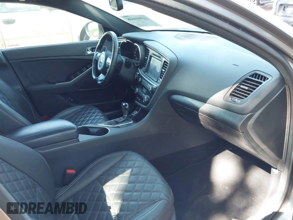2014 Kia Optima SXL Turbo with VIN 5XXGR4A69EG284510, listed as a IAAI auction lot 41901608 with 81,877 mi miles and . Bid and sale history available at DreamBid. Image 5.