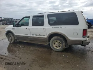 2000 Ford Excursion Limited with VIN 1FMNU42L3YEC40856, listed as a Copart auction lot 43702325 with 242,903 mi miles and Clean title. Bid and sale history available at DreamBid. Image 2.