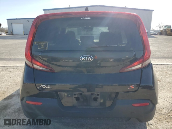 2020 Kia Soul S with VIN KNDJ23AU0L7725434, listed as a Copart auction lot 48863035 with 34,187 mi miles and Salvage Title. Bid and sale history available at carsss.com. Image 6.
