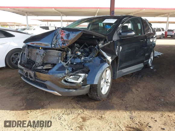 2017 Ford Edge SEL with VIN 2FMPK3J9XHBC27435, listed as a IAAI auction lot 42024283 with 120,257 mi miles. Bid and sale history available at carsss.com. Image 2.