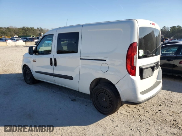 2017 Ram ProMaster City Cargo Van Tradesman SLT with VIN ZFBERFBB9H6G52742, listed as a Copart auction lot 43511115 with 147,527 mi miles and Clean Title. Bid and sale history available at carsss.com. Image 2.