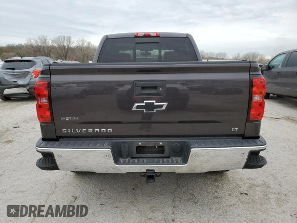 2016 Chevrolet Silverado 1500 LT with VIN 3GCUKREC0GG112967, listed as a Copart auction lot 50008905 with 132,203 mi miles and Salvage Title. Bid and sale history available at DreamBid. Image 6.