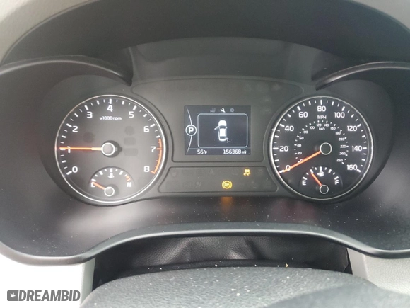 2016 Kia Optima EX with VIN 5XXGU4L37GG046532, listed as a Copart auction lot 42450555 with 156,368 mi miles and Salvage Title. Bid and sale history available at carsss.com. Image 9.