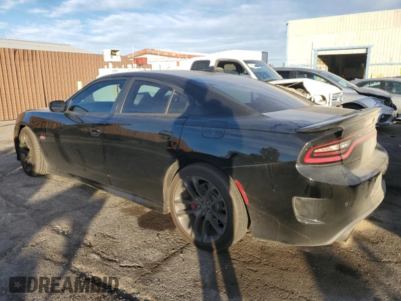 2020 Dodge Charger Scat Pack Widebody z VIN 2C3CDXGJ7LH231846, wystawiony jako Copart lot #87971485 z przebiegiem 60 856 mil mil oraz Szkoda całkowita • Salvage title. Historia ofert i sprzedaży dostępna na DreamBid. Obrazek 2.