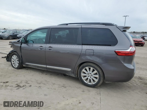 2017 Toyota Sienna XLE Auto Access Seat with VIN 5TDYZ3DC9HS844657, listed as a Copart auction lot 44708225 with 65,742 mi miles and Salvage Title. Bid and sale history available at carsss.com. Image 2.