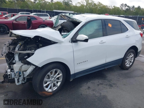 2020 Chevrolet Equinox LT z VIN 2GNAXKEVXL6191672, wystawiony jako IAAI lot #41903474 z przebiegiem 130 056 mil mil oraz . Historia ofert i sprzedaży dostępna na DreamBid. Obrazek 2.
