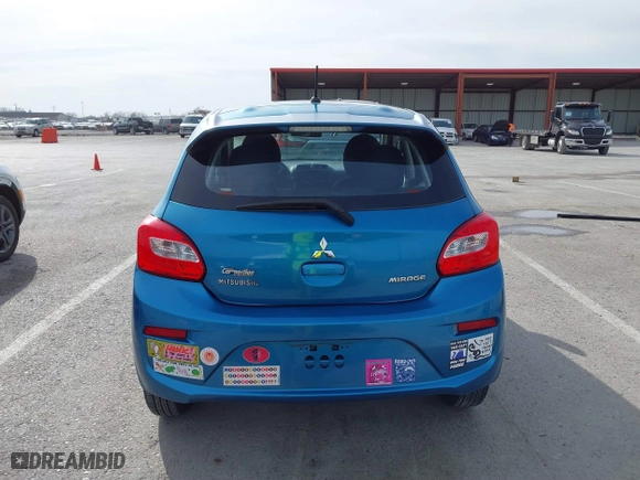 2017 Mitsubishi Mirage ES with VIN ML32A3HJXHH006716, listed as a IAAI auction lot 41841391 with 83,049 mi miles. Bid and sale history available at carsss.com. Image 16.