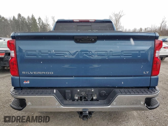 2024 Chevrolet Silverado 1500 LT with VIN 3GCPDDEK7RG174872, listed as a Copart auction lot 50132685 with 14,195 mi miles and Salvage Title. Bid and sale history available at carsss.com. Image 6.