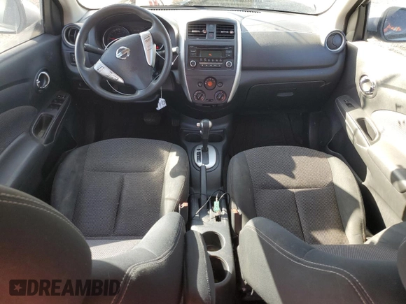 2015 Nissan Versa SV with VIN 3N1CN7AP4FL850523, listed as a Copart auction lot 52056215 with 130,538 mi miles and Salvage Title. Bid and sale history available at carsss.com. Image 8.