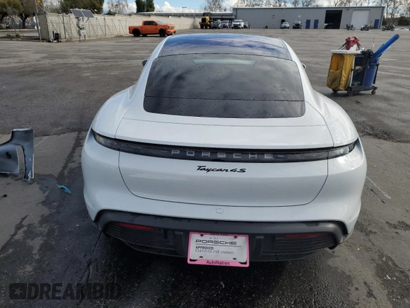 2021 Porsche Taycan 4S z VIN WP0AB2Y14MSA42272, wystawiony jako Copart lot #38038033 z przebiegiem 8 041 mil mil oraz . Historia ofert i sprzedaży dostępna na DreamBid. Obrazek 6.