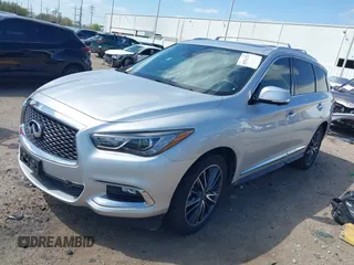 2019 Infiniti QX60 LUXE with VIN 5N1DL0MN8KC526839, listed as a IAAI auction lot 41811271 with 83,729 mi miles. Bid and sale history available at carsss.com. Image 17.