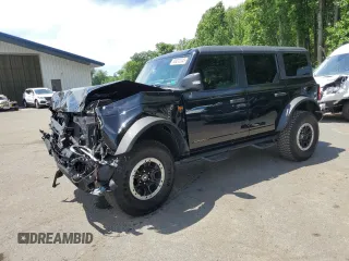 2022 Ford Bronco with VIN 1FMEE5DP6NLB29910, listed as a Copart auction lot 63012245 with 50,354 mi miles and Salvage title. Bid and sale history available at DreamBid. Image 1.