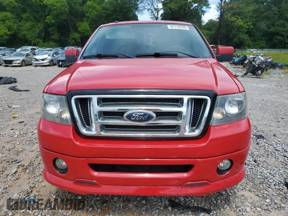 2008 Ford F-150 XL with VIN 1FTRW12WX8KD80753, listed as a Copart auction lot 61119765 with 153,203 mi miles and Salvage title. Bid and sale history available at DreamBid. Image 5.