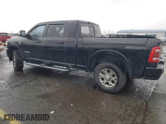 2019 Ram 2500 Laramie with VIN 3C6UR5NL8KG588291, listed as a Copart auction lot 81925344 with 100,029 mi miles and Salvage Title. Bid and sale history available at carsss.com. Image 2.