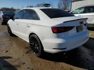 2017 Audi A3 Sedan Premium with VIN WAUB8GFF9H1025696, listed as a Copart auction lot 46700305 with 82,807 mi miles and Salvage Title. Bid and sale history available at carsss.com. Image 2.