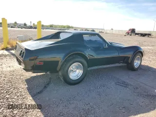 1977 Chevrolet Corvette with VIN 1Z37L7S412823, listed as a Copart auction lot 82405174 with 9,206 mi miles and Clean title. Bid and sale history available at DreamBid. Image 3.