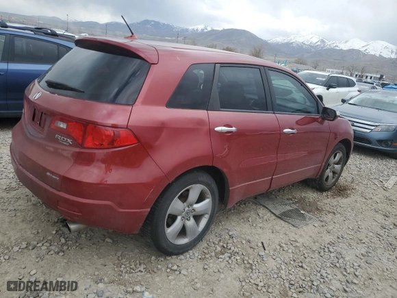 2008 Acura RDX with VIN 5J8TB18288A012231, listed as a Copart auction lot 51341745 with 0 mi miles and Clean Title. Bid and sale history available at carsss.com. Image 3.