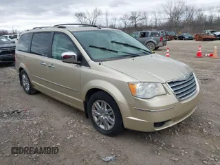 2010 Chrysler Town & Country Limited with VIN 2A4RR6DX2AR178730, listed as a IAAI auction lot 41994623 with 168,804 mi miles. Bid and sale history available at carsss.com. Image 1.
