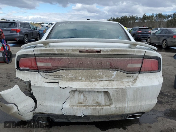 2014 Dodge Charger SXT Plus with VIN 2C3CDXJG0EH296411, listed as a Copart auction lot 46529755 with 136,078 mi miles and Salvage Title. Bid and sale history available at carsss.com. Image 6.