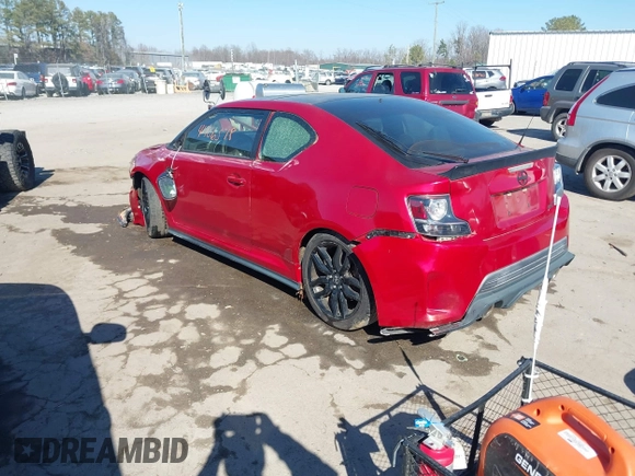 2016 Scion tC with VIN JTKJF5C78GJ025704, listed as a IAAI auction lot 41706518 with 29,460 mi miles. Bid and sale history available at carsss.com. Image 3.