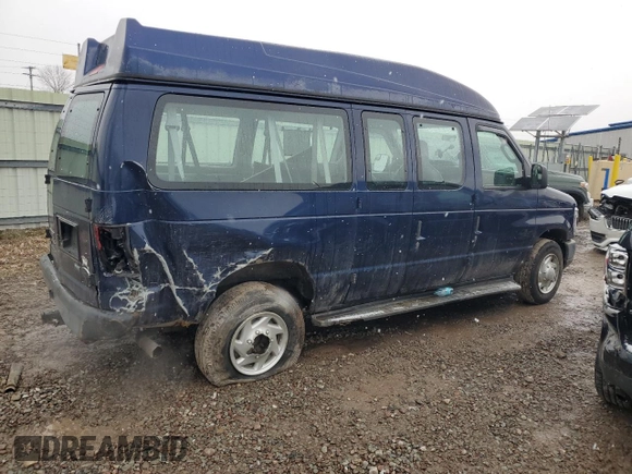 2012 Ford Econoline Passenger XL with VIN 1FBNE3BL7CDB17804, listed as a Copart auction lot 84530704 with 97,834 mi miles and Salvage title. Bid and sale history available at DreamBid. Image 3.