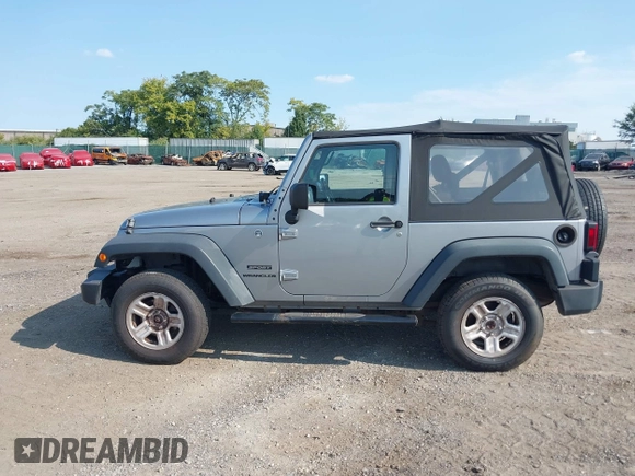2013 Jeep Wrangler Sport with VIN 1C4AJWAG5DL639365, listed as a IAAI auction lot 40342277 with 117,109 mi miles and . Bid and sale history available at DreamBid. Image 14.