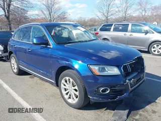 2016 Audi Q5 Premium with VIN WA1C2AFP0GA053619, listed as a IAAI auction lot 41839925 with 186,862 mi miles. Bid and sale history available at carsss.com. Image 1.