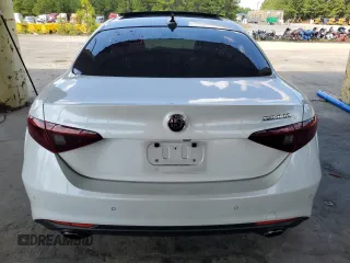 2018 Alfa Romeo Giulia Ti Sport with VIN ZARFAECN7J7564089, listed as a Copart auction lot 69400594 with 75,000 mi miles and Salvage Title. Bid and sale history available at carsss.com. Image 6.