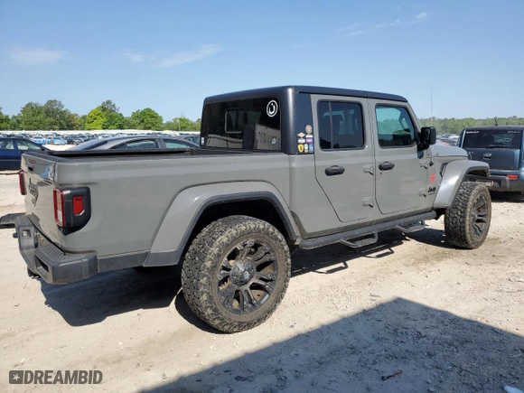 2021 Jeep Gladiator Willys with VIN 1C6HJTAG9ML542271, listed as a Copart auction lot 51947785 with 34,251 mi miles and Salvage Title. Bid and sale history available at carsss.com. Image 3.