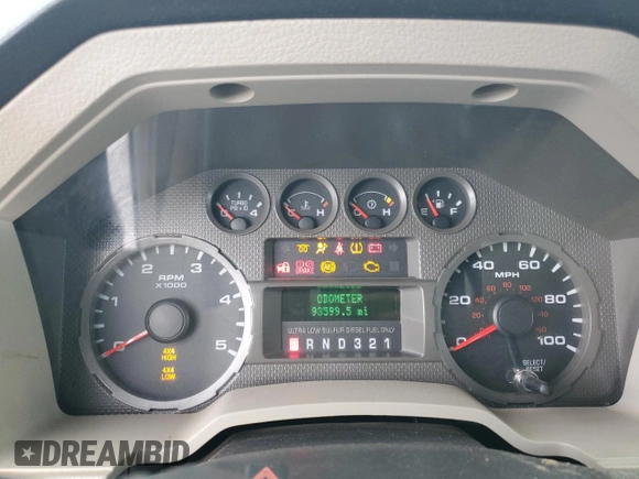 2008 Ford F-250 XL with VIN 1FTSW21R68ED41921, listed as a Copart auction lot 59634605 with 93,599 mi miles and Clean title. Bid and sale history available at DreamBid. Image 9.
