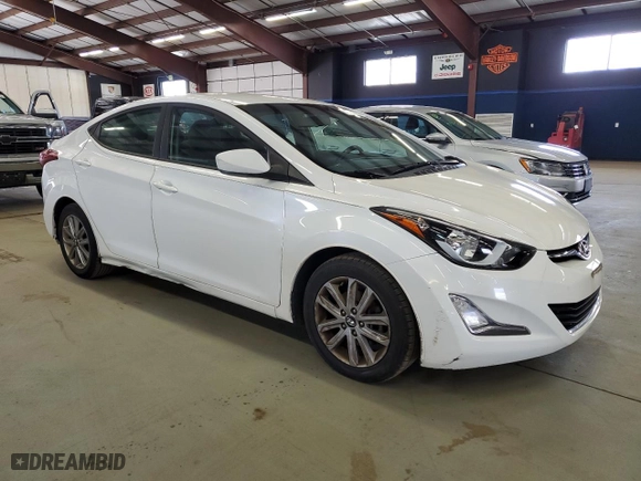 2014 Hyundai Elantra Limited with VIN 5NPDH4AE9EH487379, listed as a Copart auction lot 51732275 with 103,985 mi miles and Clean Title. Bid and sale history available at carsss.com. Image 4.