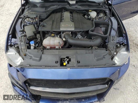 2020 Ford Mustang GT with VIN 1FA6P8CFXL5114668, listed as a Copart auction lot 58027235 with 11,792 mi miles and Salvage title. Bid and sale history available at DreamBid. Image 11.