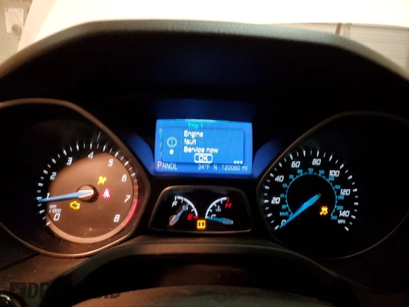 2013 Ford Focus SE with VIN 1FADP3F20DL220904, listed as a Copart auction lot 41628975 with 120,060 mi miles and Salvage Title. Bid and sale history available at carsss.com. Image 9.