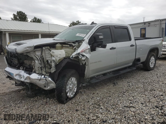 2021 Chevrolet Silverado 3500HD Work Truck with VIN 1GC4YSEY3MF127588, listed as a Copart auction lot 79091424 with 99,230 mi miles and Salvage Title. Bid and sale history available at carsss.com. Image 1.