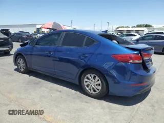 2017 Hyundai Elantra SE with VIN 5NPD74LF7HH201655, listed as a Copart auction lot 62284405 with 208,034 mi miles and Salvage title. Bid and sale history available at DreamBid. Image 2.