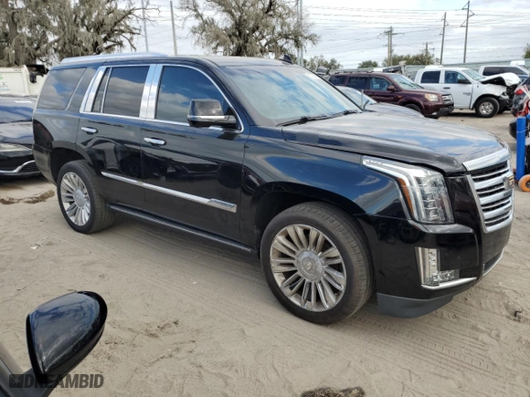 2016 Cadillac Escalade Platinum with VIN 1GYS3DKJ0GR271024, listed as a Copart auction lot 80753884 with 117,009 mi miles and Non Repairable. Bid and sale history available at carsss.com. Image 4.