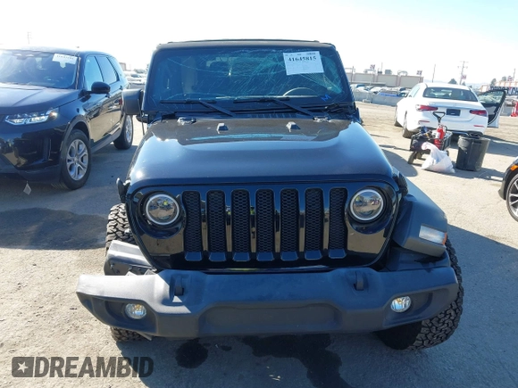 2023 Jeep Wrangler Willys with VIN 1C4HJXDN0PW597768, listed as a IAAI auction lot 41645815 with 23,717 mi miles and . Bid and sale history available at DreamBid. Image 13.