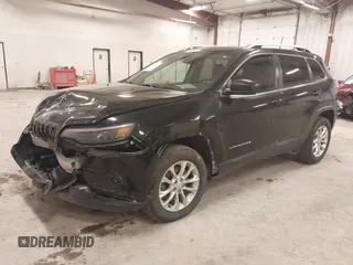 2019 Jeep Cherokee Latitude with VIN 1C4PJMCX6KD218841, listed as a IAAI auction lot 41826614 with 110,109 mi miles and . Bid and sale history available at DreamBid. Image 2.