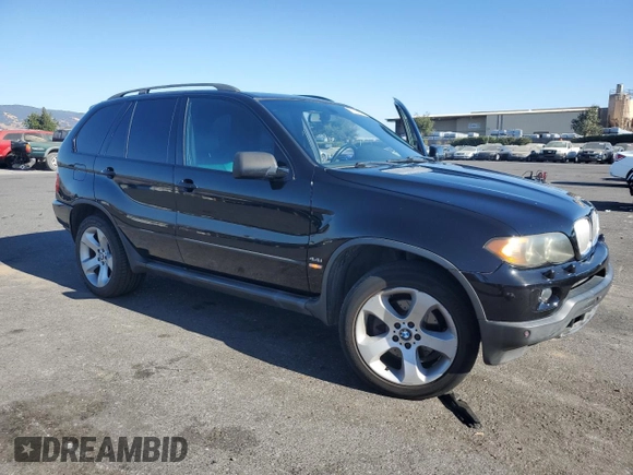 2006 BMW X5 4.4i with VIN 5UXFB53556LV23416, listed as a Copart auction lot 73041964 with 172,516 mi miles and Salvage Title. Bid and sale history available at carsss.com. Image 4.