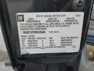 2005 GMC Yukon SLT z VIN 1GKEC13T35R120049, wystawiony jako Copart lot #42744495 z przebiegiem Nie podano mil oraz Szkoda całkowita • Salvage title. Historia ofert i sprzedaży dostępna na DreamBid. Obrazek 13.