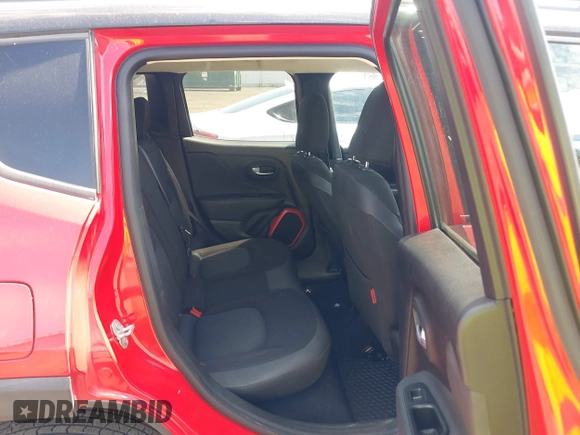 2017 Jeep Renegade Trailhawk with VIN ZACCJBCB3HPE47124, listed as a IAAI auction lot 42644090 with 77,345 mi miles and . Bid and sale history available at DreamBid. Image 8.