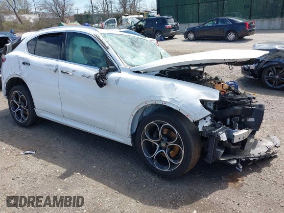 2020 Alfa Romeo Stelvio Ti z VIN ZASPAKBN9L7C76146, wystawiony jako IAAI lot #42038751 z przebiegiem 29 107 mil mil oraz . Historia ofert i sprzedaży dostępna na DreamBid. Obrazek 1.