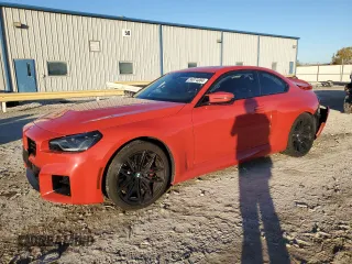 2024 BMW M2 with VIN 3MF13DM04R8E82758, listed as a Copart auction lot 84974884 with 5,940 mi miles and Salvage Title. Bid and sale history available at carsss.com. Image 1.
